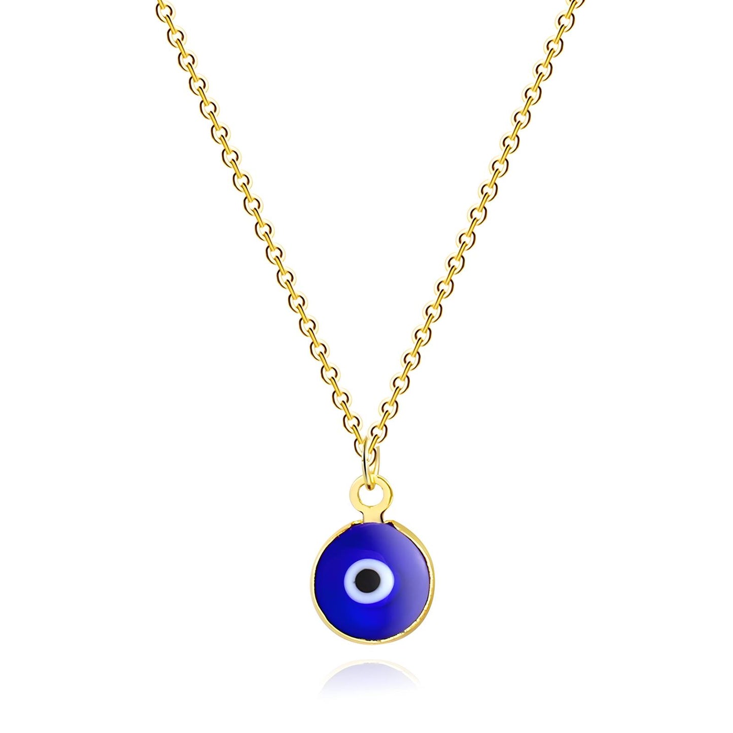 "Onda Ögat" Halsband, 18K guldpläterat stål 87152