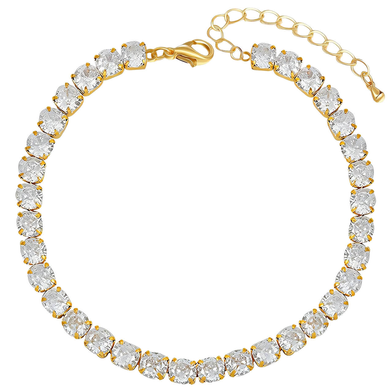 "Tennis" Armband, 18K guldpläterat stål 87379