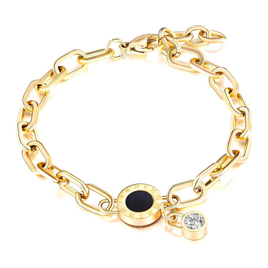 Armband i 18K guldpläterat stål