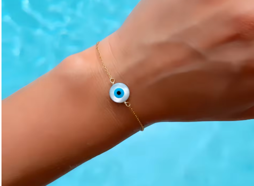 “Onda Ögat” Armband i 18K guldpläterat CCGOOD Evil Eye