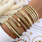 Armband, 18K guldpläterat stål 87905