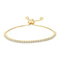 "Tennis" Armband, 18K guldpläterad mässing 87185