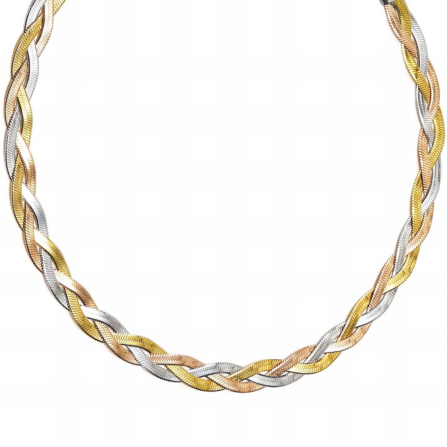 Halsband i 18K guldpläterat stål – tunn klassisk kedja