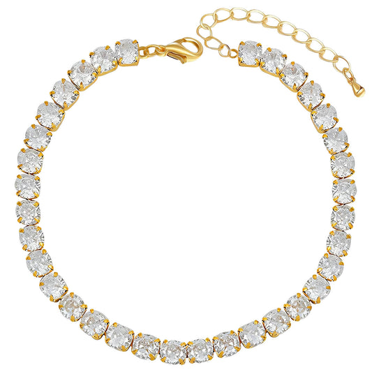 "Tennis" Armband, 18K guldpläterat stål 87379