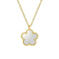 "Blomma" Halsband, 18K guldpläterat stål 87773