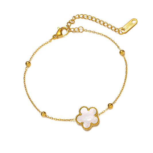 "Blomma" Armband, 18K guldpläterat stål 87917