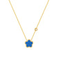 "Blomma" Halsband, 18K guldpläterat stål 88413