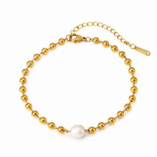 Armband i 18K guldpläterat stål