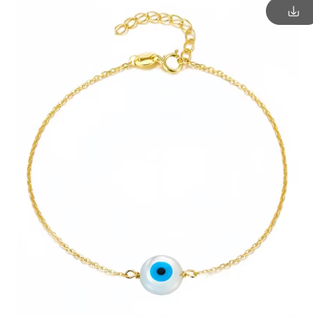 “Onda Ögat” Armband i 18K guldpläterat   CCGOOD Evil Eye